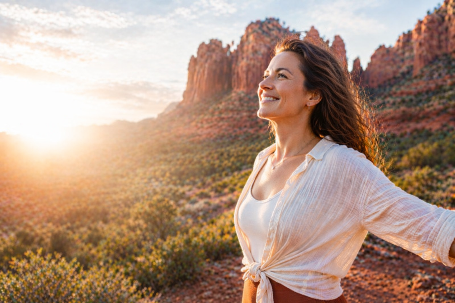 Golden hour in the desert — natural wellness in St. George Utah — Elemental Natural Medicine